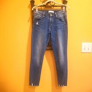 Flying Monkey Distressed Blue Jeans